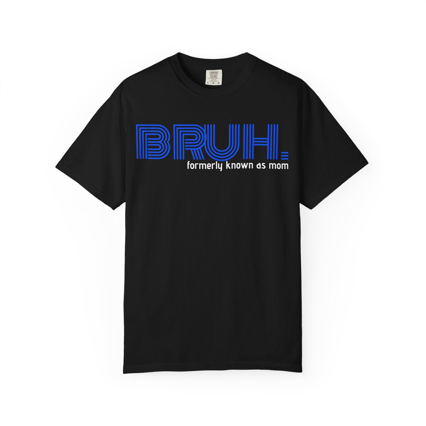 Bruh. Graphic Tee - Blue Retro