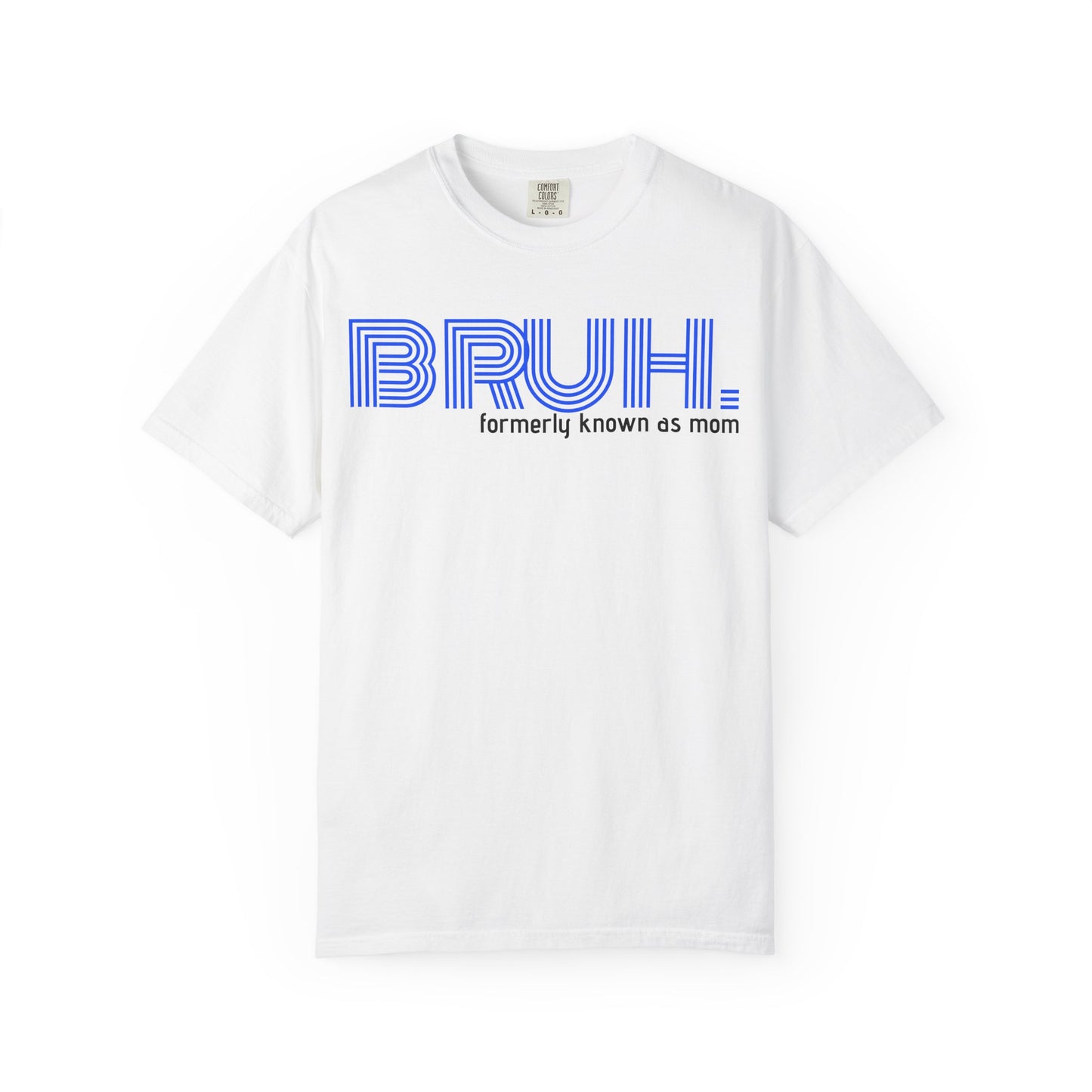 Bruh. Graphic Tee - Blue Retro